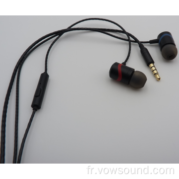 Écouteurs filaires intra-auriculaires Écouteurs Écouteurs entièrement en métal